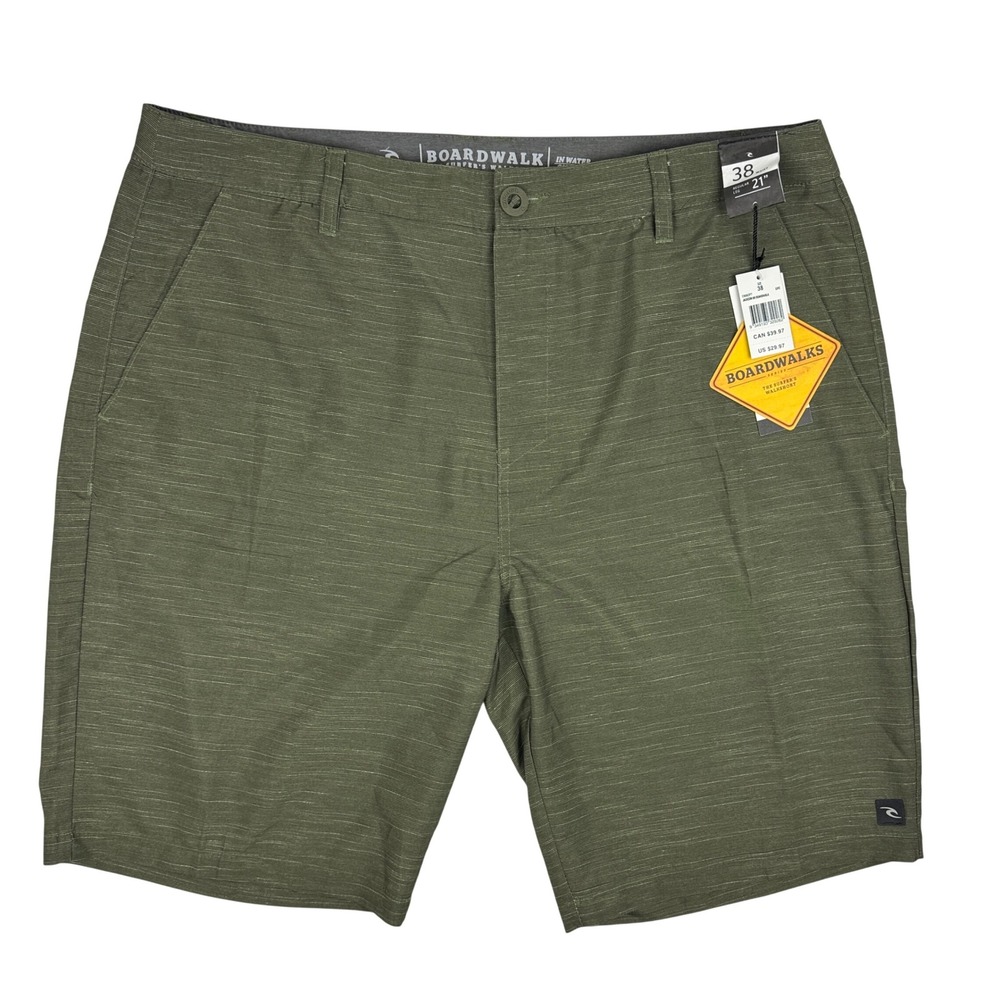 Rip Curl Jackson NR Boardwalk Hybrid Shorts Green Mens 38 CWACP7